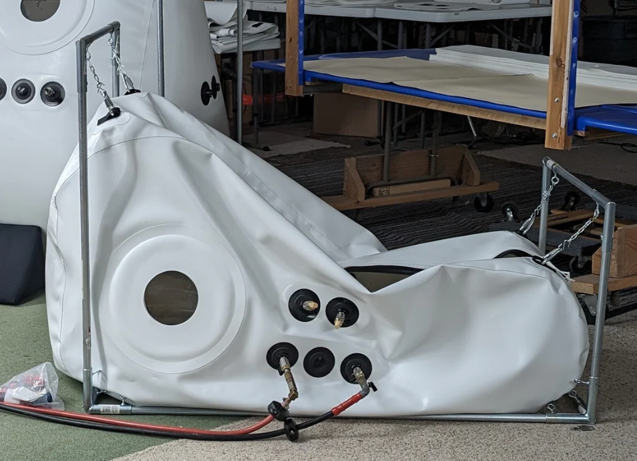Newtowne Hyperbarics Standard Shoe Hyperbaric Chamber in White