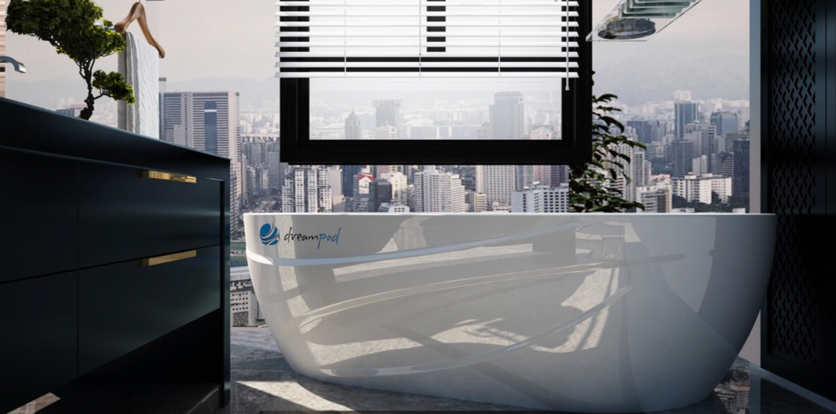 DreamPod Ice Bath with Chiller in White