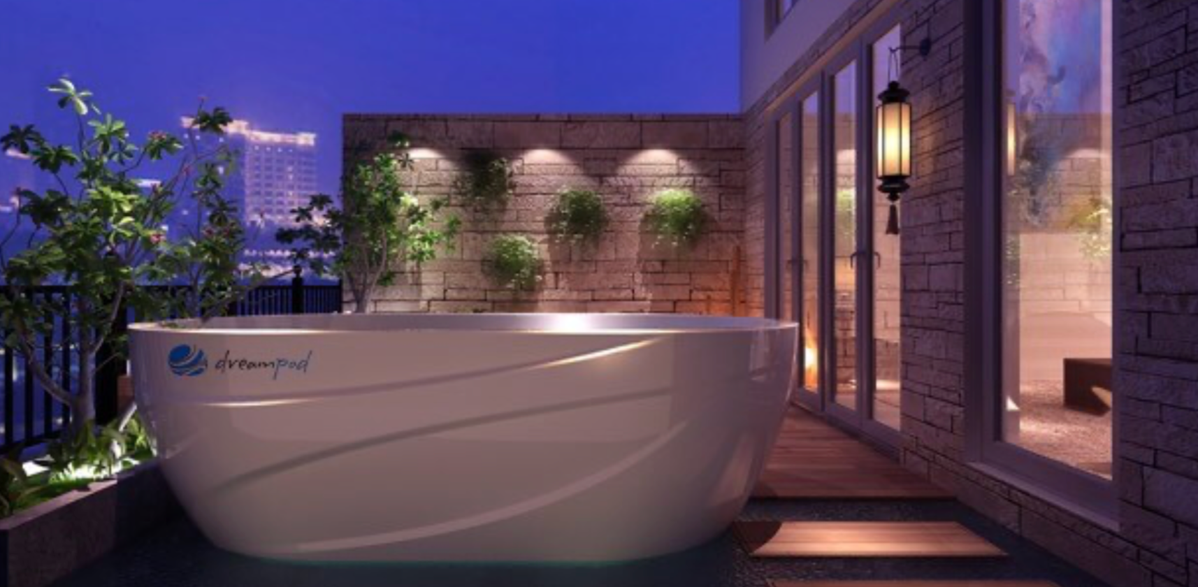 DreamPod Ice Bath with Chiller in White