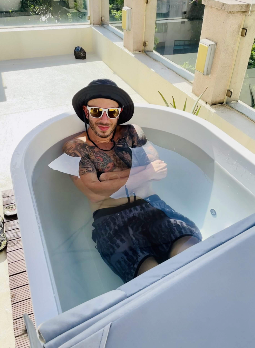 DreamPod Ice Bath with Chiller in White