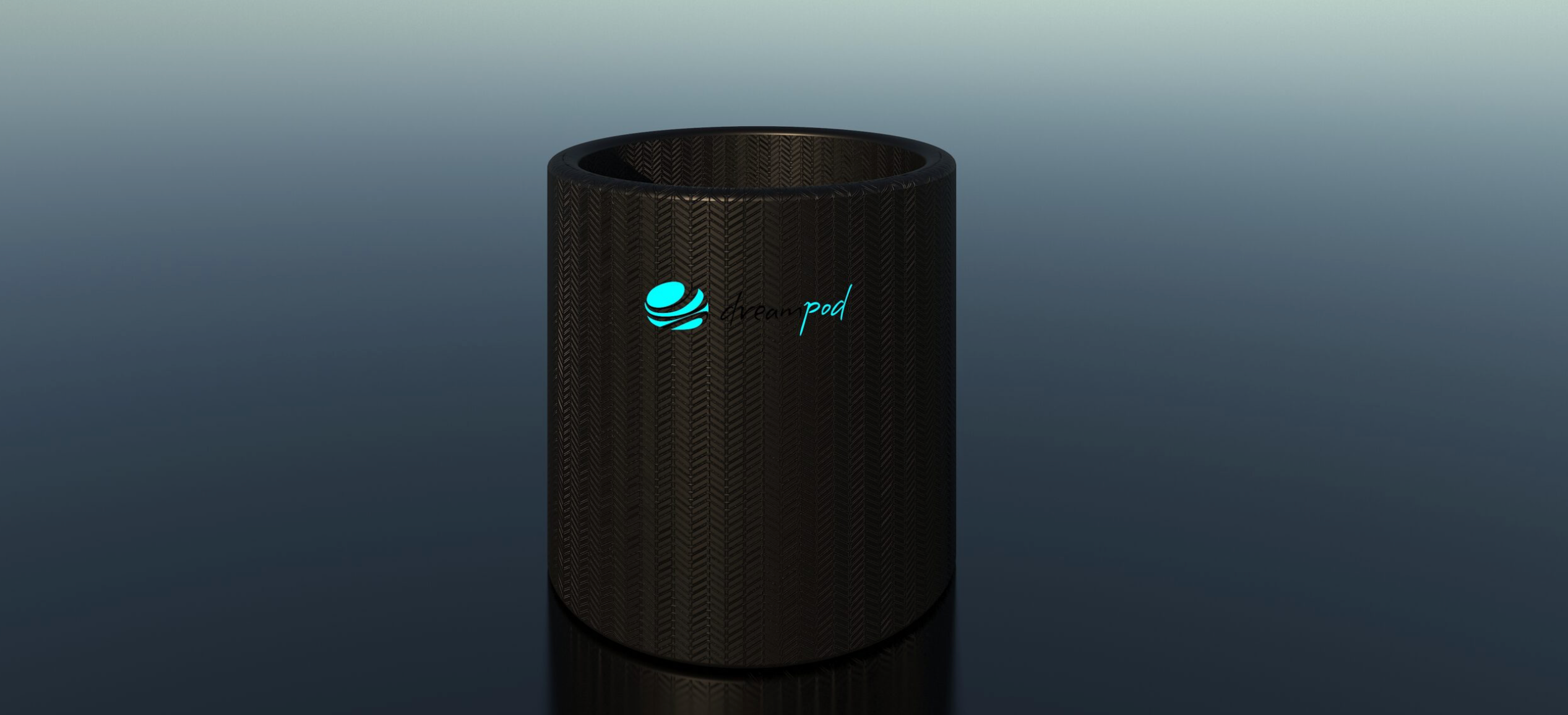 Dreampod Cold Plunge Barrel FLEX with Chiller In Black