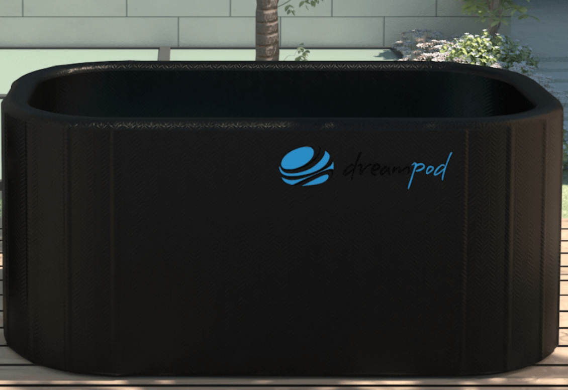 DreamPod Cold Plunge Barrel FLEX in Black