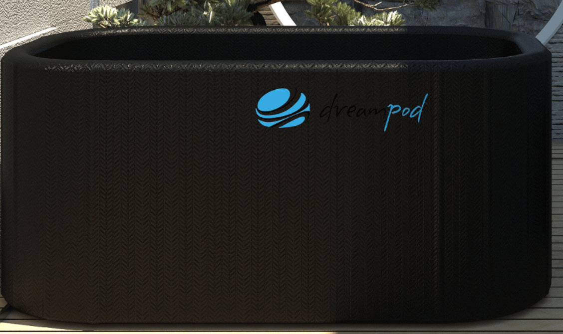 DreamPod Cold Plunge Barrel FLEX in Black