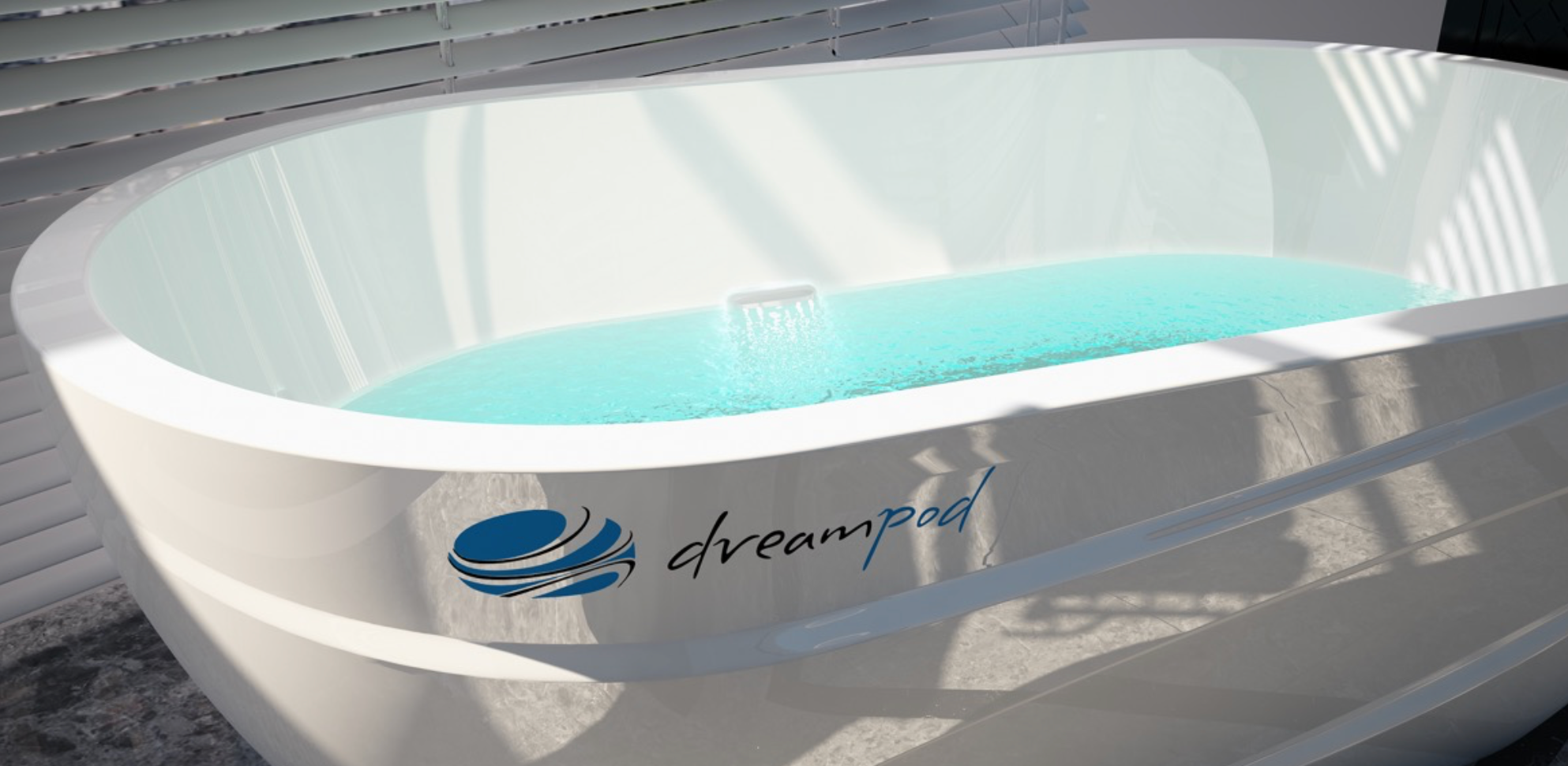 DreamPod Mineral Soaker In White.
