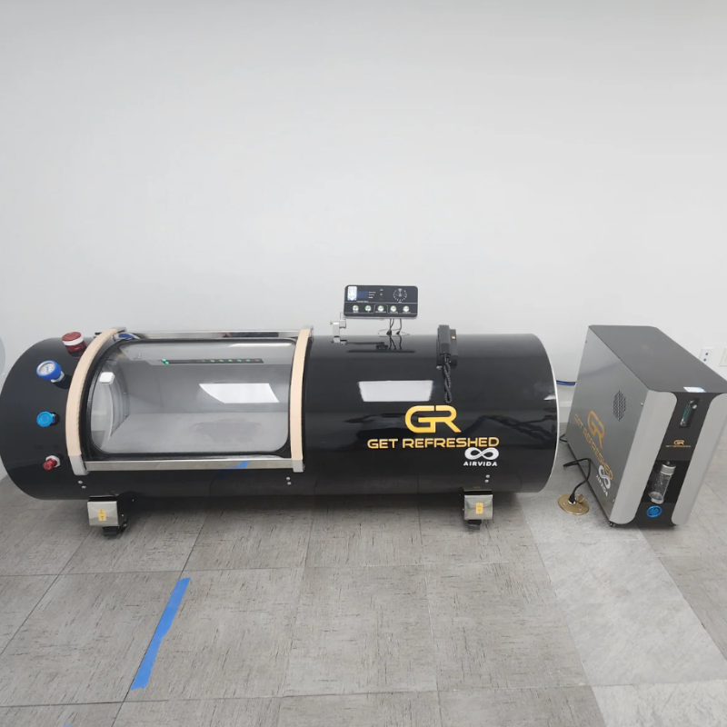 AirVida 2.0 ATA Stainless Steel Laying Hyperbaric Chamber With 1.3 / 1.5 / 1.8 / 2.0 ATA for home and commercial use.