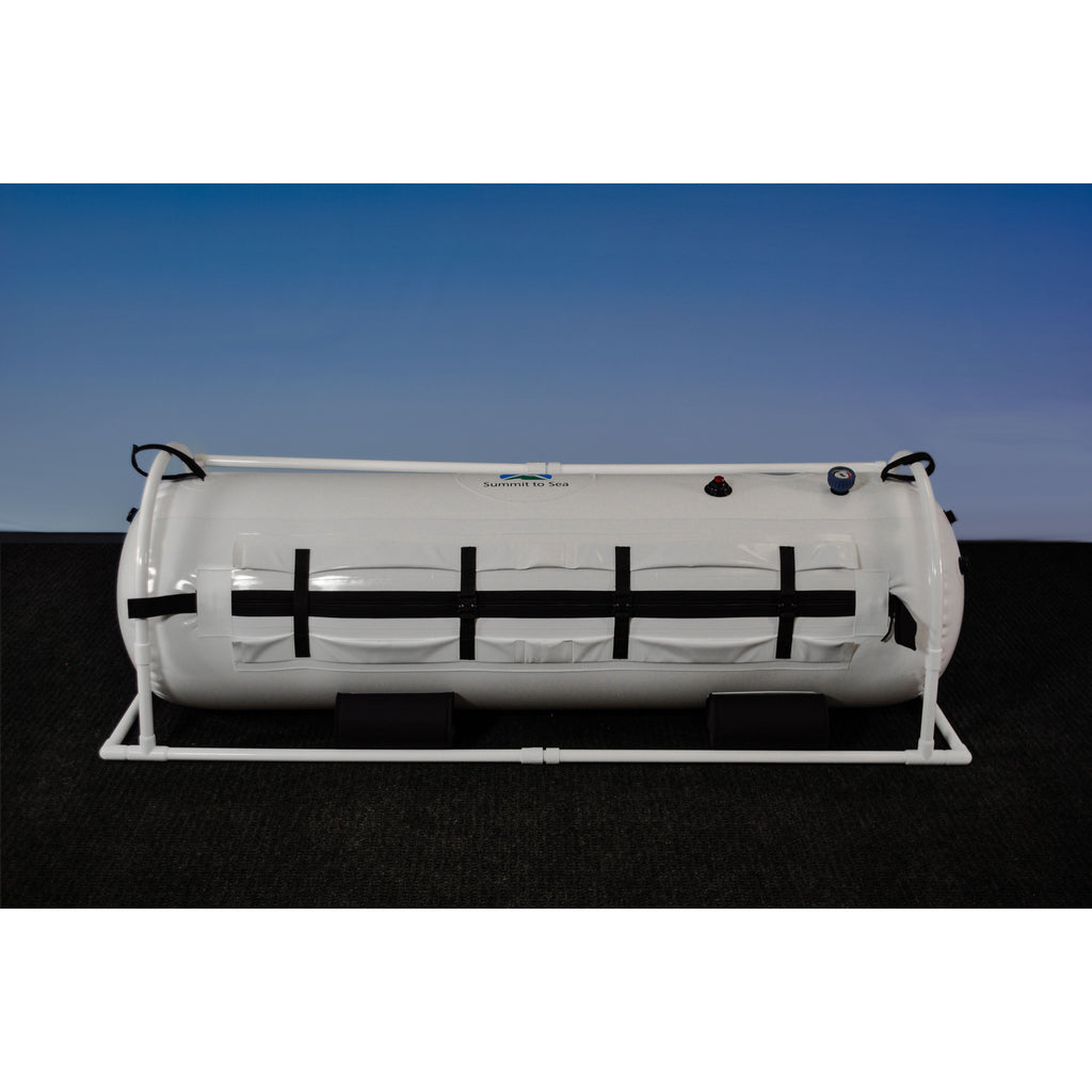 Summit To Sea Shallow Dive 26" Hyperbaric Chamber for Home, Office, and Clinical Use - shown here at Elite Health Way - as seen on Elite Health Way