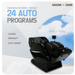 KAHUNA CHAIR – 3D+@ SL-Track 4 Roller System Ultimate Relaxation EM-8300 [Black] Elite Health Way