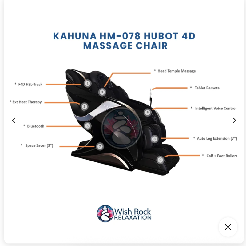 Kahuna Massage Chair 4D  HSL-Track Voice Recognition Zero-Gravity Full-Body Massage Chair, Tablet Remote Hubot4D (Champaign) get it now 