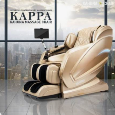 Kahuna Massage Chair Exquisite Rhythmic HSL-Track Kahuna Massage Chair HM-Kappa Gold with a handheld remote controller