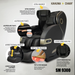 Kahuna Massage Chair Kahuna 4D+ Dual Air Float Flex HSL-track with Infrared heating SM-9300 Black from elite health way