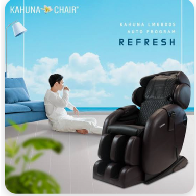 Kahuna Massage Chair SL-track Full-body Kahuna Massage Chair LM-6800S Black