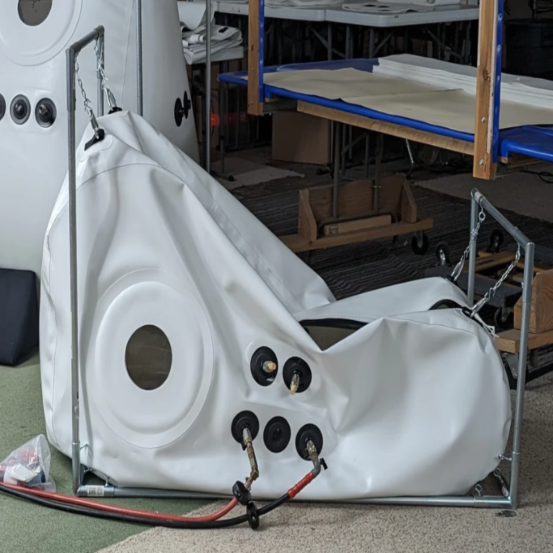 Newtowne Hyperbarics Standard Shoe Hyperbaric Chamber in White