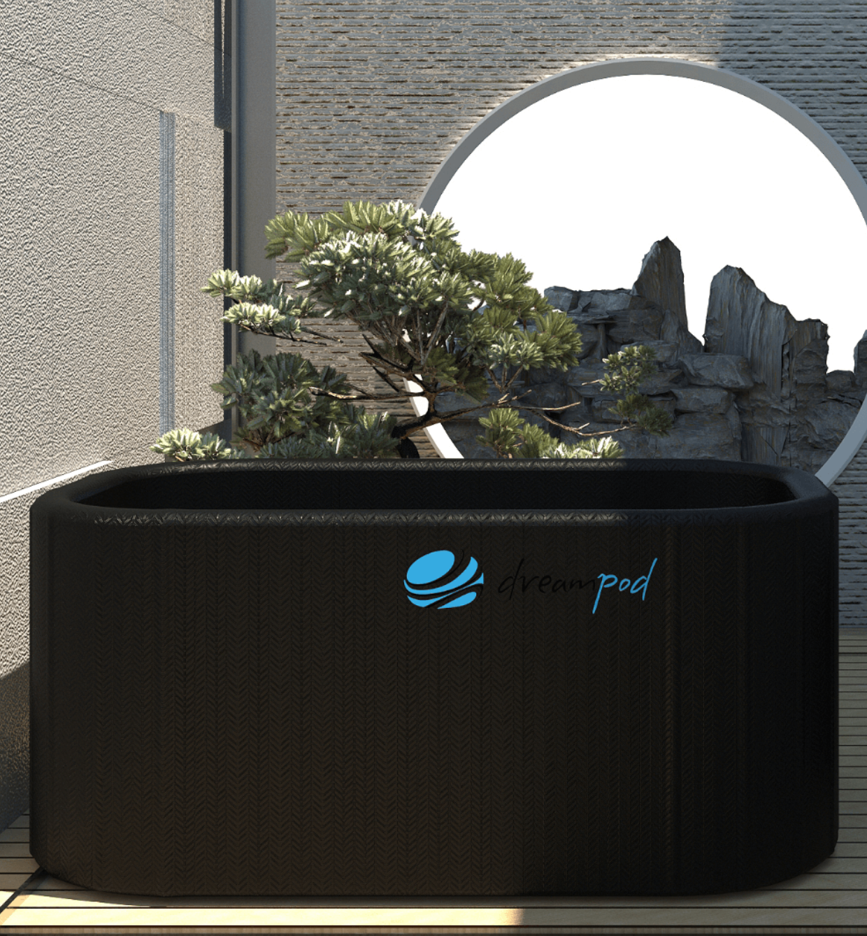 Dreampod Ice Bath FLEX with Chiller in Black