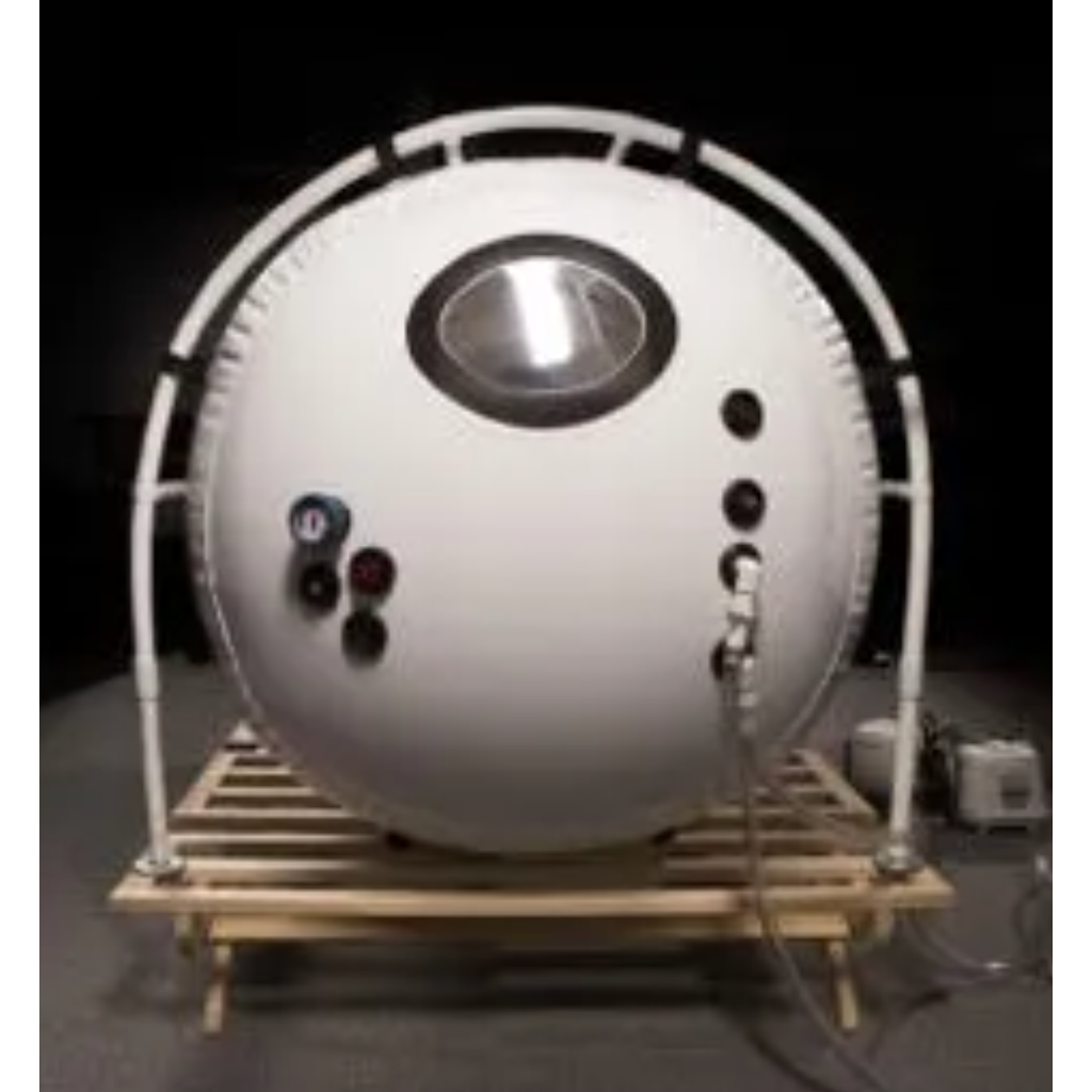 Summit To Sea Grand Dive Pro 46" Hyperbaric Chamber for Home, Office, and Clinical Use - shown here at Elite Health Way - as seen on Elite Health Way