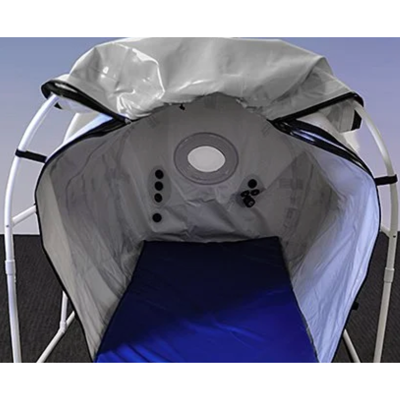 Summit To Sea Grand Dive Pro Plus 6.5' Hyperbaric Chamber for Home, Office, and Clinical Use - shown here at Elite Health Way - as seen on Elite Health Way