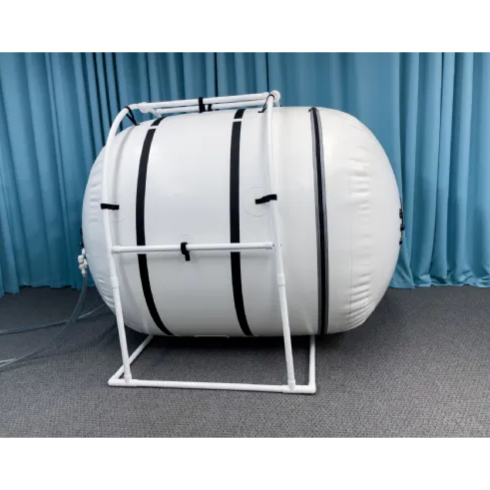 Summit To Sea Grand Dive Pro Plus 8.5' Hyperbaric Chamber for Home, Office, and Clinical Use - shown here at Elite Health Way - as seen on Elite Health Way