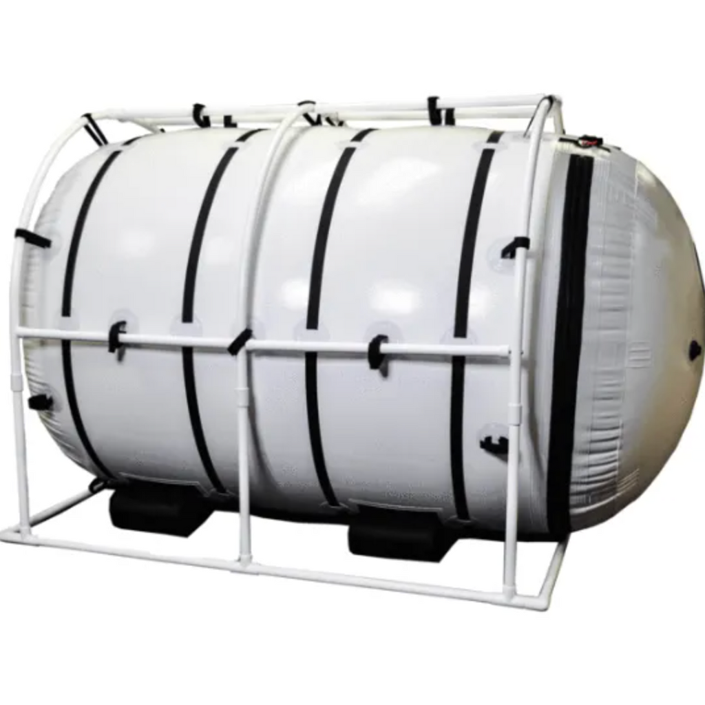 Summit To Sea Grand Dive Pro Plus 8.5' Hyperbaric Chamber for Home, Office, and Clinical Use - shown here at Elite Health Way - as seen on Elite Health Way