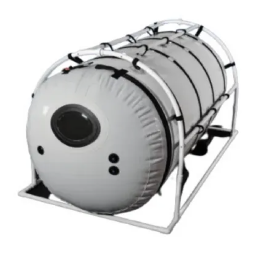 Summit To Sea Grand Dive Pro Plus 8.5' Hyperbaric Chamber for Home, Office, and Clinical Use - shown here at Elite Health Way - as seen on Elite Health Way