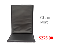 Vasindux Pro Chair Mat in Black