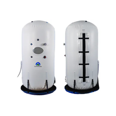 Summit To Sea Dive Vertical 40" Hyperbaric Chamber for Home, Office, and Clinical Use - shown here at Elite Health Way - as seen on Elite Health Way  on elite health way 