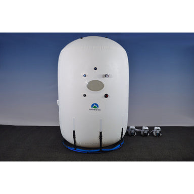 Summit To Sea Grand Dive Vertical 60" Hyperbaric Chamber for Home, Office, and Clinical Use - shown here at Elite Health Way - as seen on Elite Health Way get it 