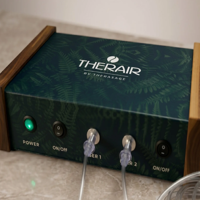 Therasage TherAir Pro Light Activated Energized Oxygen System for home and commercial use.