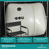 Newtowne Hyperbarics TENT Chamber (120L Compressor or Dual 80L) Hyperbaric Chamber for Home, Office, and Clinical Use in White - shown here at Elite Health Way - as seen on Elite Health Way